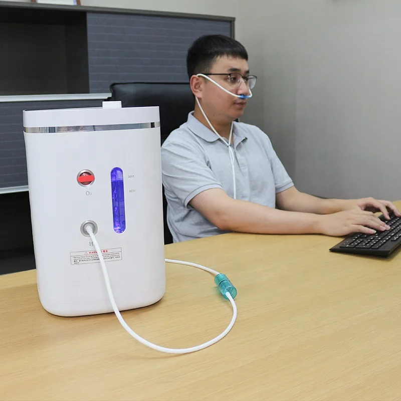 Inhalador de Gas Hidrógeno, Generador de Hidrógeno Portátil, Mini Máquina de Inhalación de Hidrógeno de 150 ml, 300 ml, 450 ml, Máquina de Hidrógeno y Oxígeno