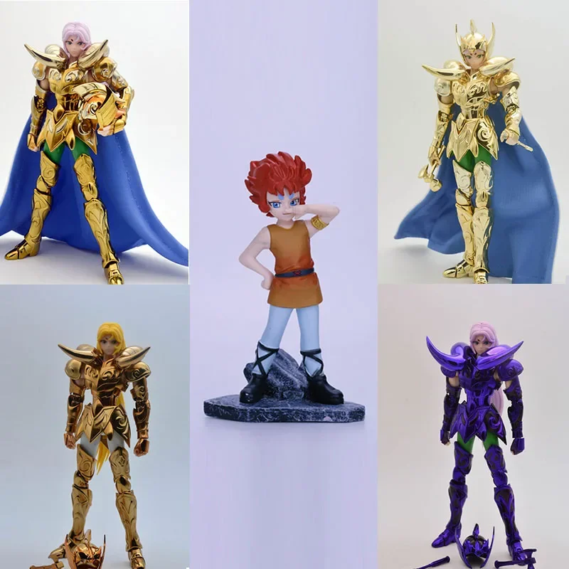 In Stock JM.MST Model Saint Seiya Myth Cloth EXM/EX Metal Aries Mu Metal Horn 24K/OCE/Dark Gold Zodiac Knights Action Figure