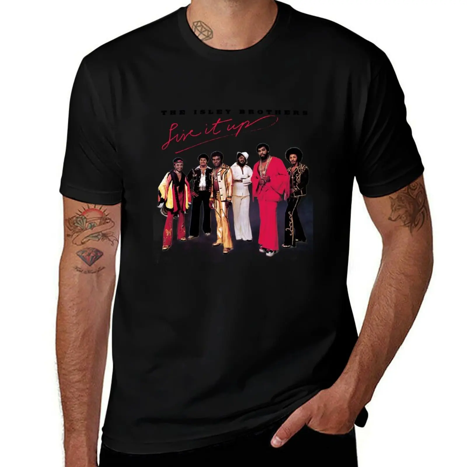 

The Isley Brothers Live It Up Album Cover T-Shirt High Quality Durable T-Shirt