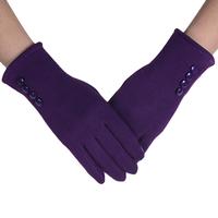 Winter Touch Screen Warm Phone Snow Cold Weather Purple Women Cycling Riding Gloves Anti Slip Water Resistant Breathable Gloves