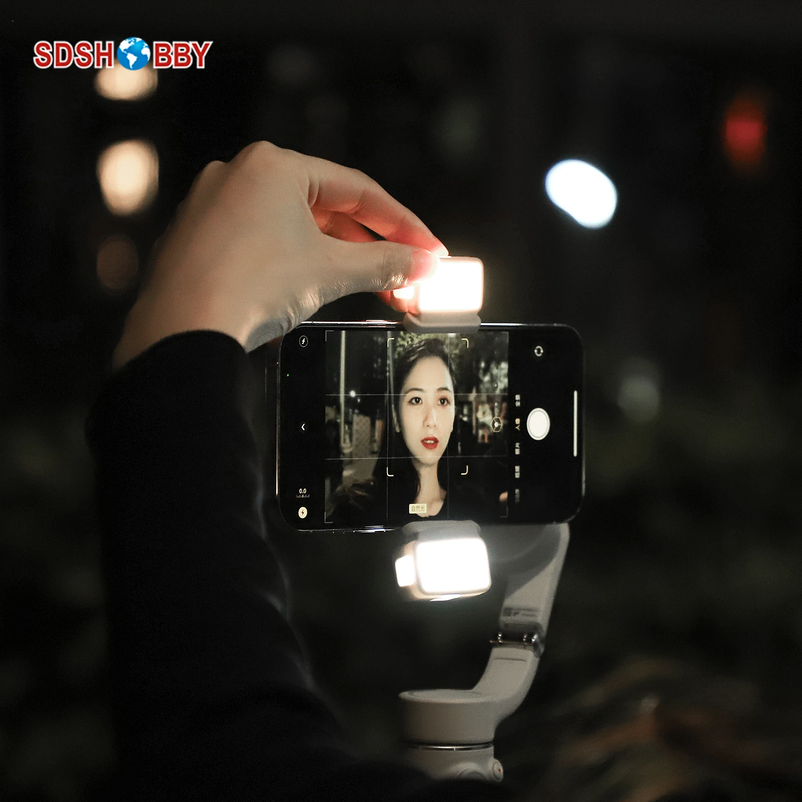 Sunnylife L375 Two-way LED Video Light with Charging Case Tri-color Dimmable Fill Lamp for OSMO Mobile SE/6/OM 5/4/4 SE