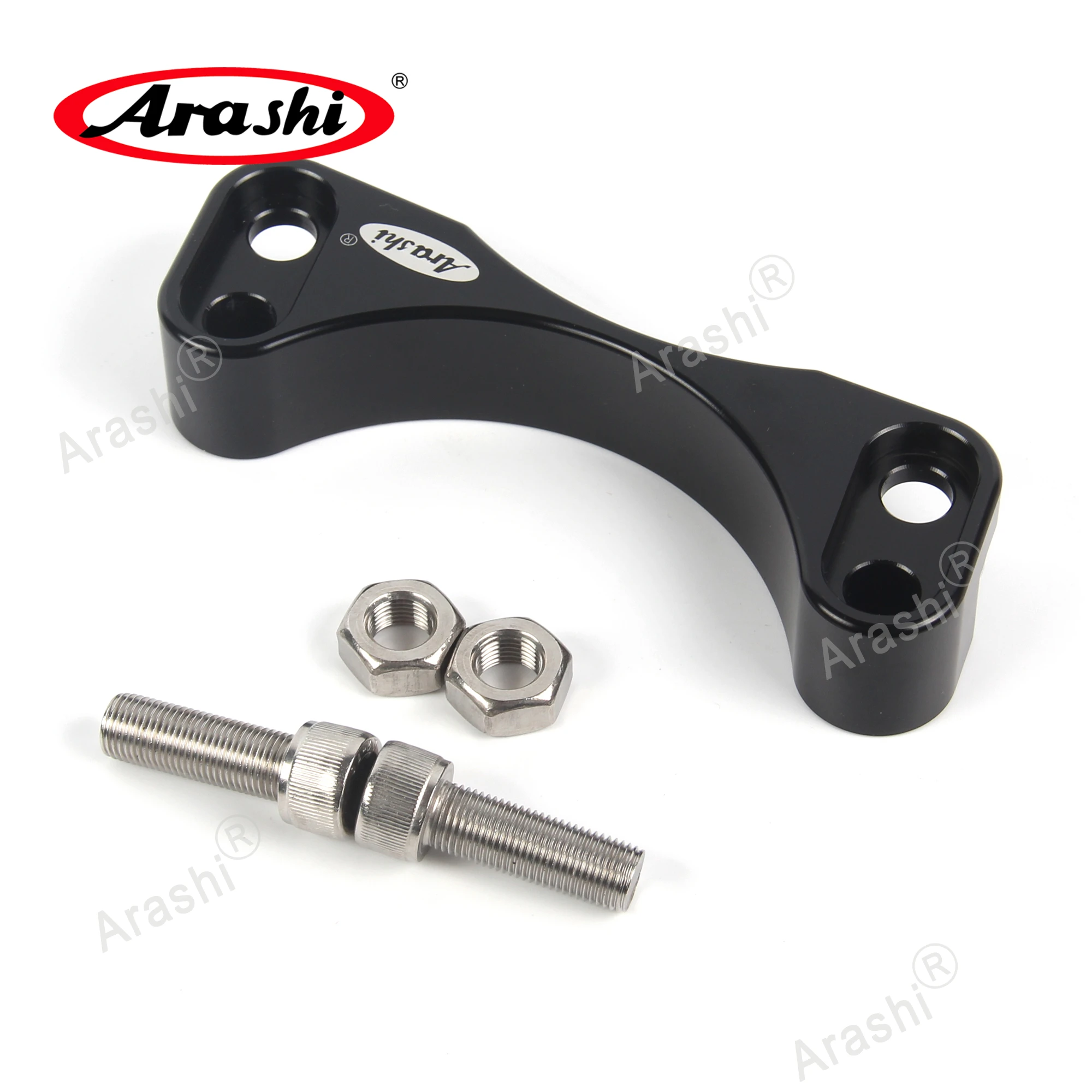 Arashi Rear Brake Caliper Disc Bracket For YAMAHA XP T-MAX 500 2004 2005 2006 2007 Tmax500 Accessories Oversize Disc