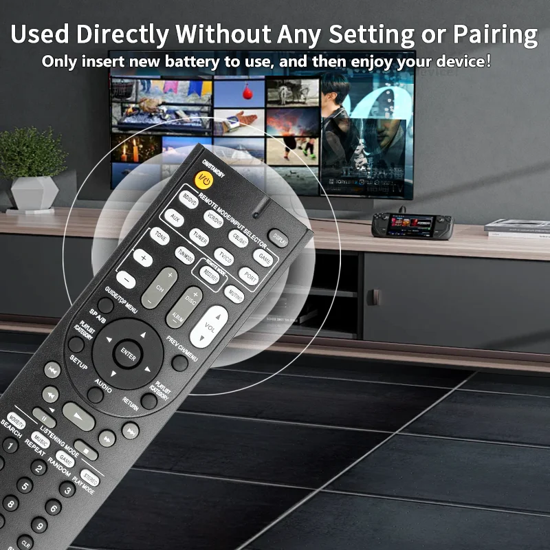 RC-762M For ONKYO Remote Control Compatible With ONKYO AV Receiver HT-R280 HT-R290 HT-R358 HT-R380 HT-R390 HT-R538 HTP-380