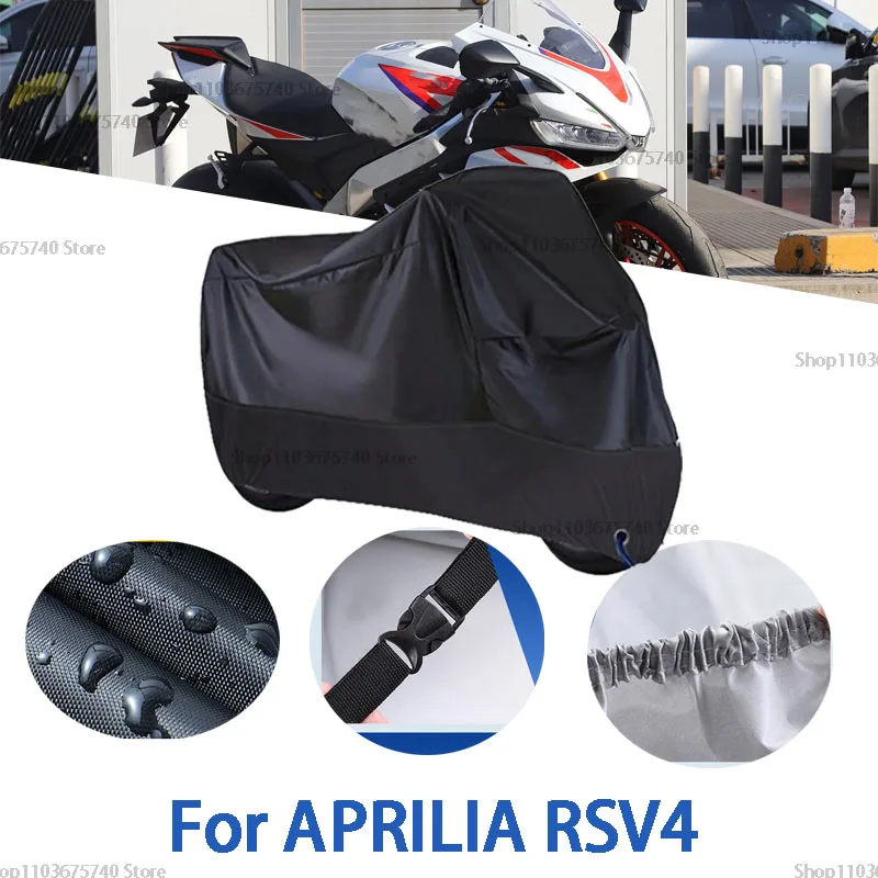 

Полный чехол для мотоцикла APRILIA Tuono V4, автомобильный уличный солнцезащитный чехол от пыли и ушей, утолщенный оксфордский чехол, аксессуары