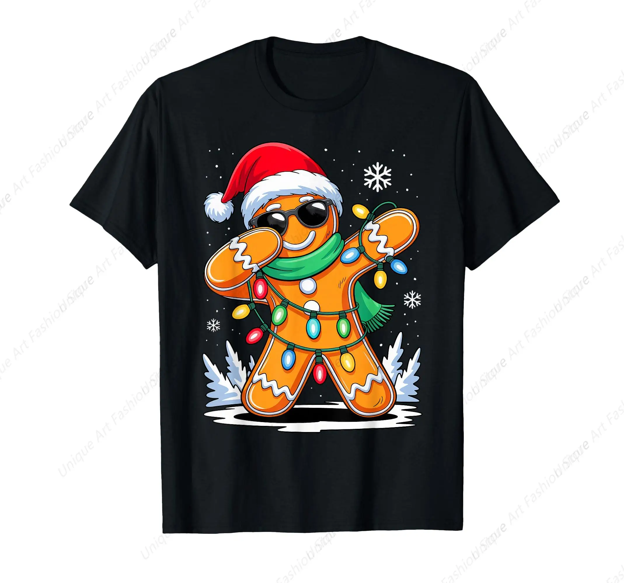 

Dabbing Gingerbread Boys Girls Kids Funny Xmas Dab T-Shirt