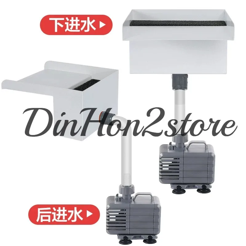 Garden Landscape Fish Pool Waterscape Pool Stream Filter Pool Circulation Filtration System Stainless Steel Waterfall