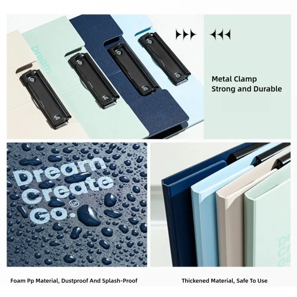 Simple Dual Use A4 File Folder Vertical/Horizontal Use Clipboard Contract Folder Gift