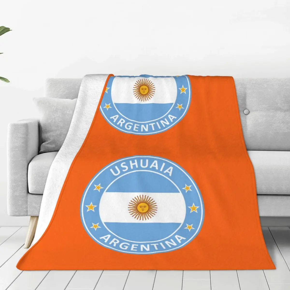Ushuaia, Argentina Blankets Soft Warm Flannel Throw Blanket Bedding for Bed Living room Picnic Travel Home Sofa
