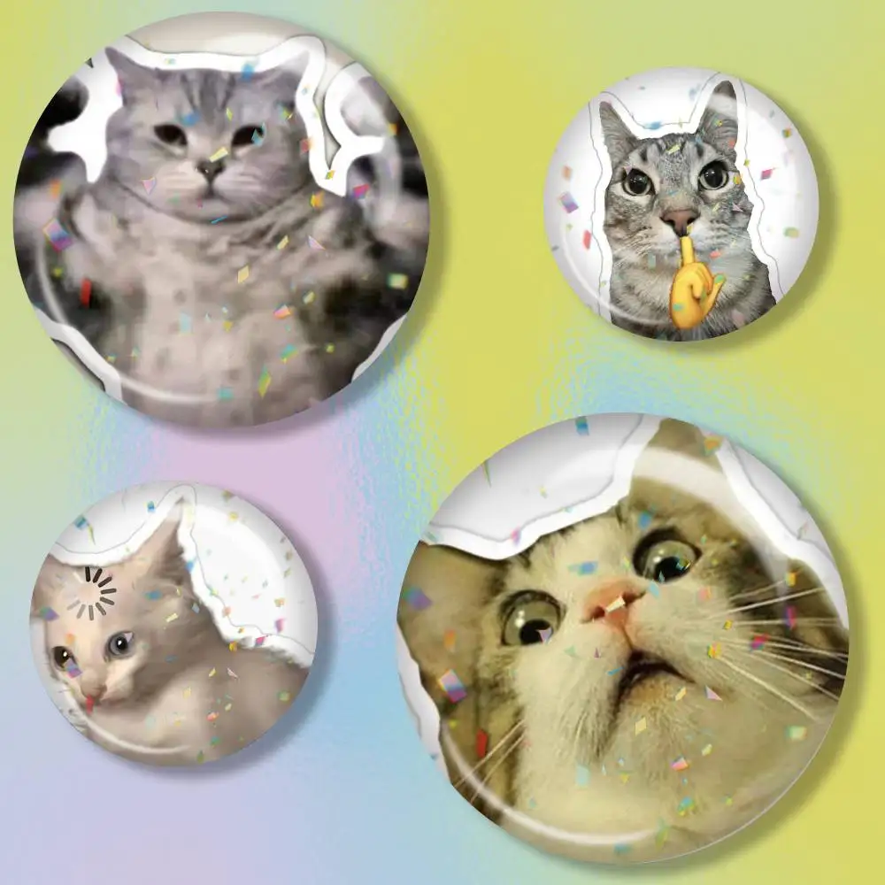 UnhingedStickers  Tin badges in 25/32/44/58/75mm, brooch pins for accessories & gifts,Souvenir.