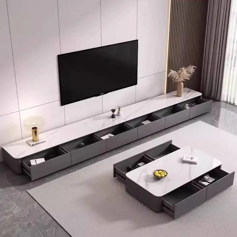 White Luxury Tv Cabinet Decoration Black Design Apartments Living Room Tv Cabinet Apartments Marble Muebles Para Hogar Furniture