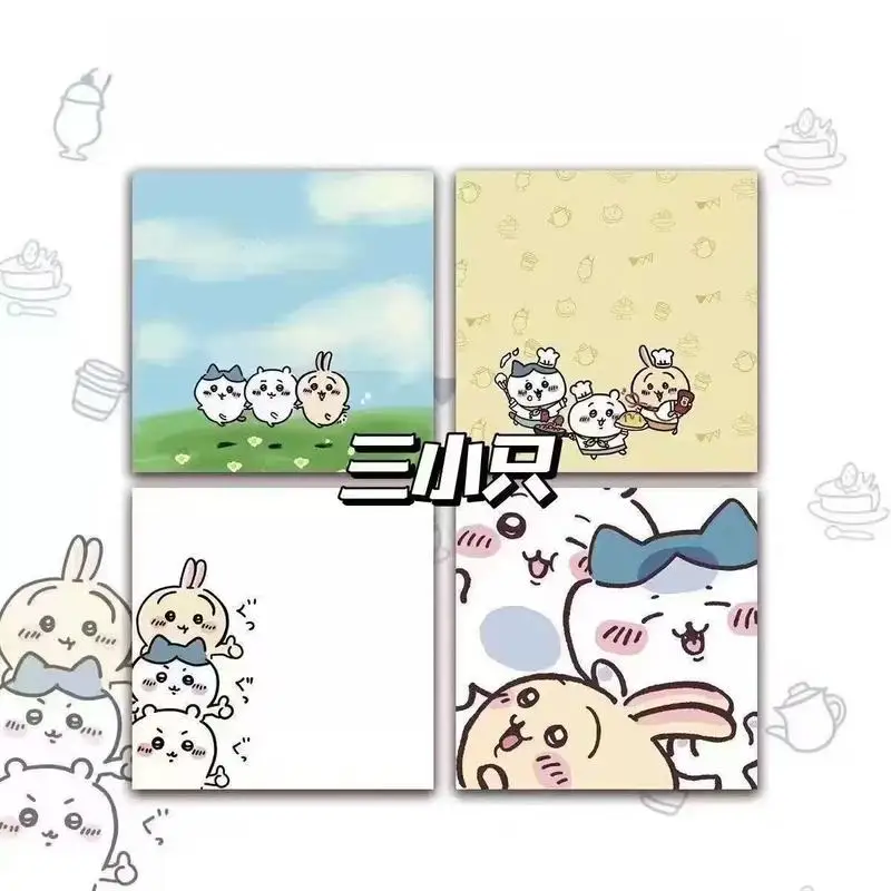Jiikawa's new cute cartoon notepad for students is a high-value decorative material that is tearable and non-sticky