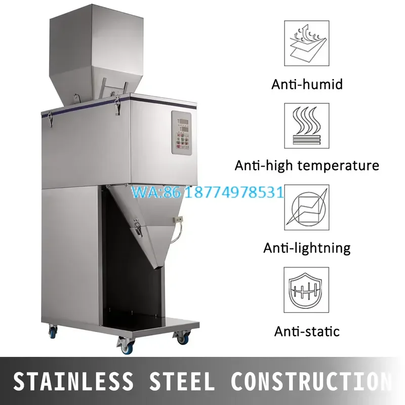 Wmwmnu for Max 1500g Automated Weighting and Distribution Equipment Coffee Sachet Powder Tea Bag Autoweighing Powder Weighing