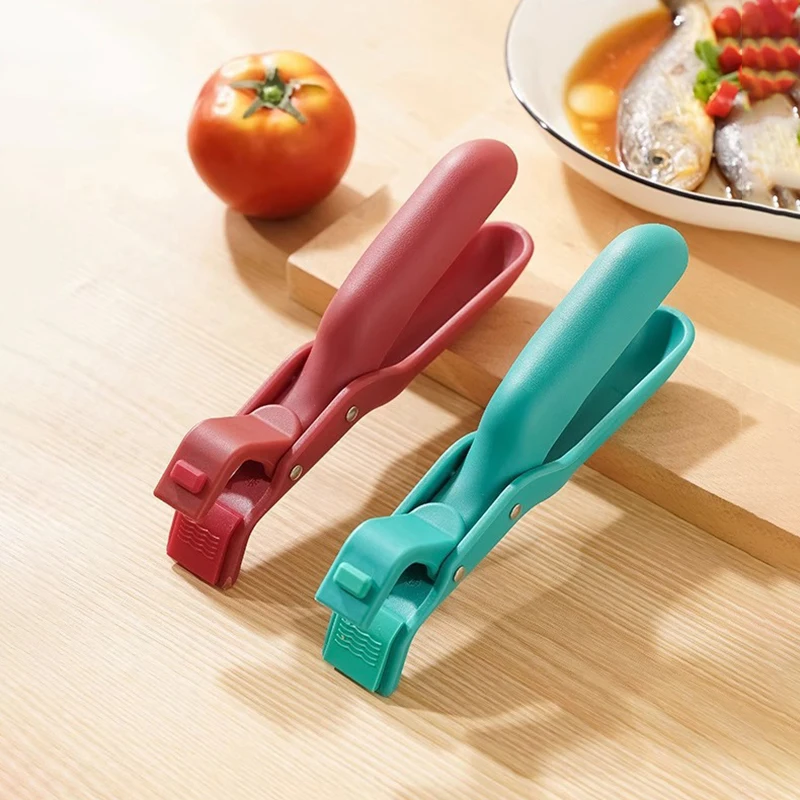 

Anti Scalding Tray Holder Bowl Holder Multifunctional Tray Holder Anti Slip Creative Home Kitchen Silicone Anti Scalding Clip