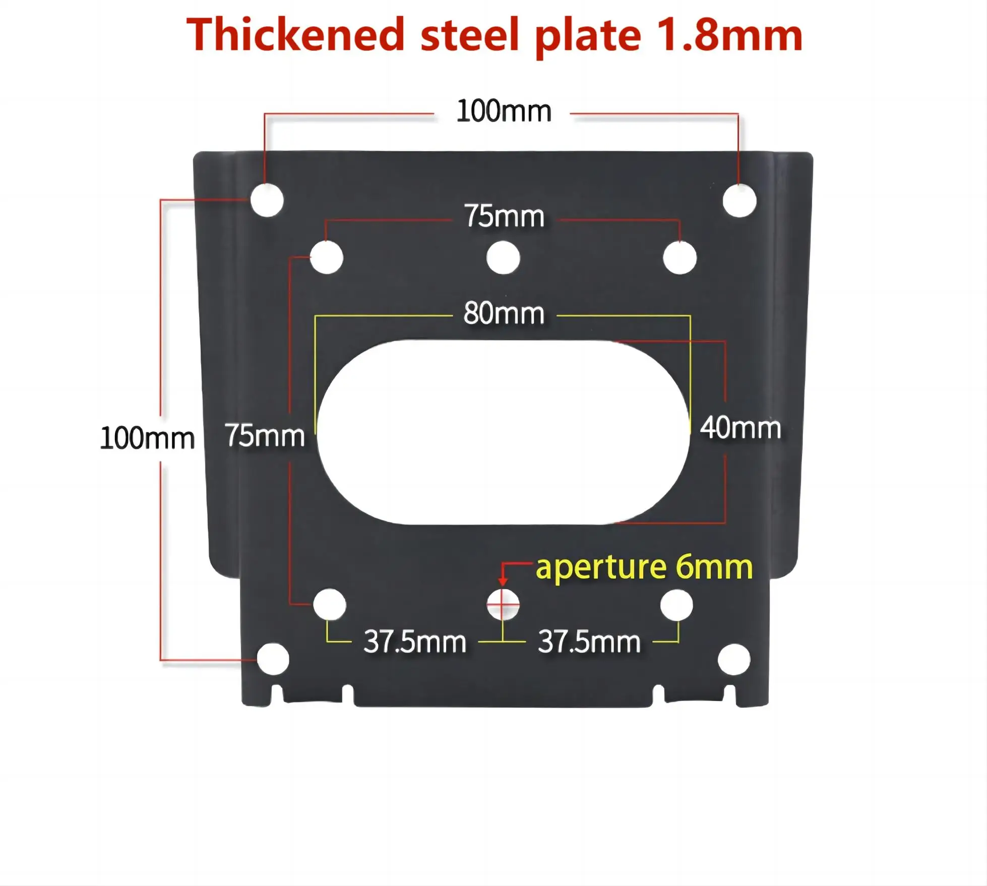 12-32 inch Thickened Steel Plate Universal LCD LED Monitor TV Wall Mount VESA 75/100