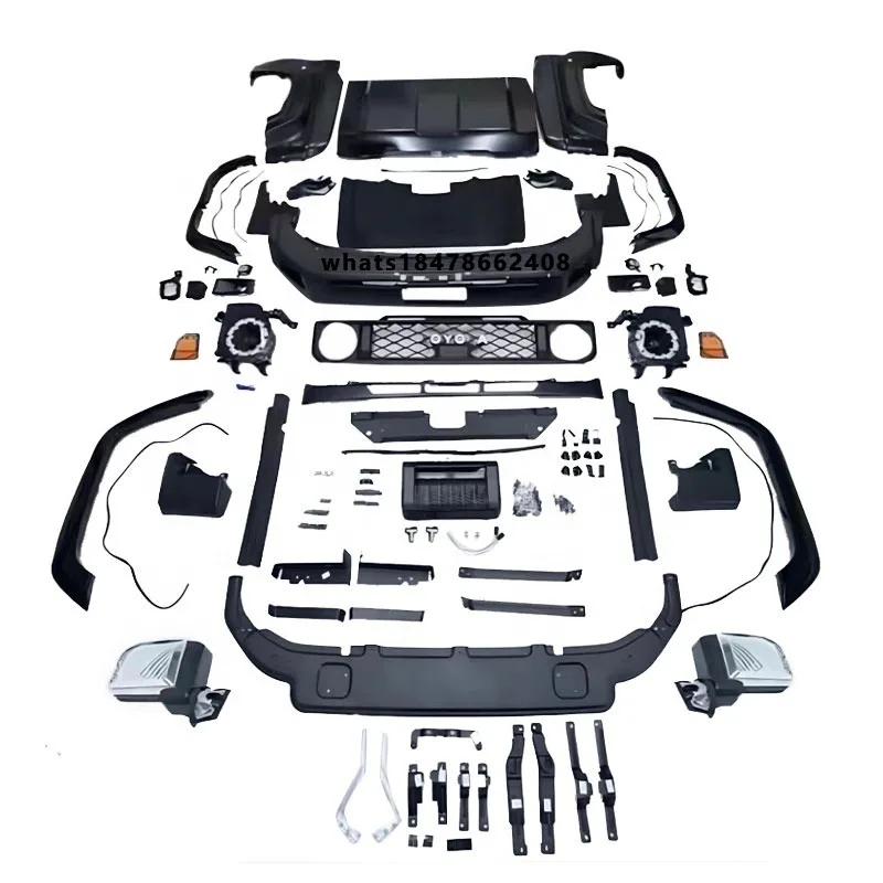 " High Quality Car Bumper for Land Cruiser LC71-79 2002-2024 1:1 Wide Body Kit Upgrade"