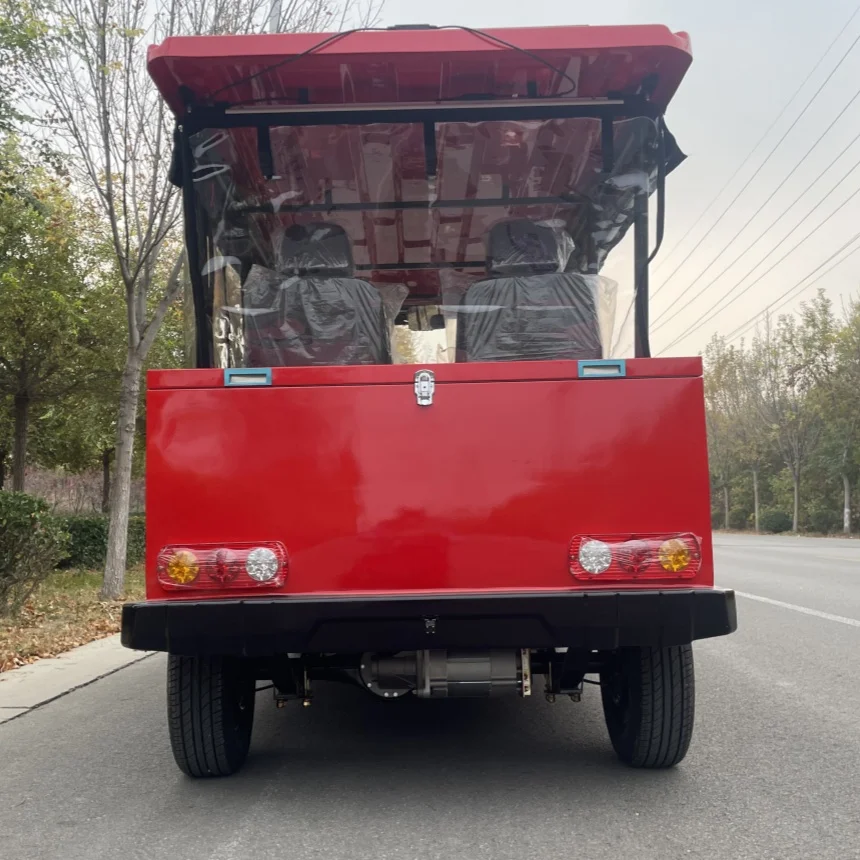 Kotak kargo belakang ban jalan kamera cadangan lampu balik cermin samping desain keranjang Golf mobil pandangan indah