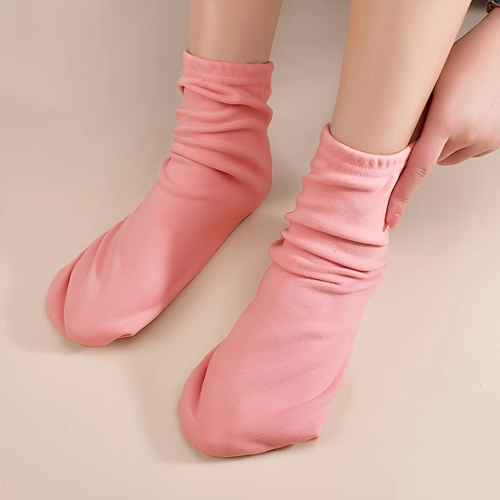 Sleep socks, men's and women's warm air-conditioned socks, foot protection warm socks for sleeping, breathable home socks
