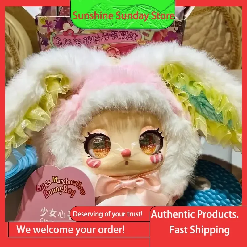 

Original Liila Blind Box Rabbit Bag Series Mystery Box Plush Doll Trendy Toy Kawaii Girls Doll Cute Custom Trendy Toys Plush Bag