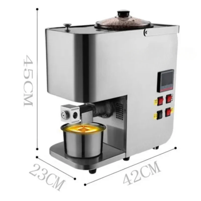 Household Oil Press Baking And Frying Commercial Stainless Steel With Automatic Dual Temperature Regulation