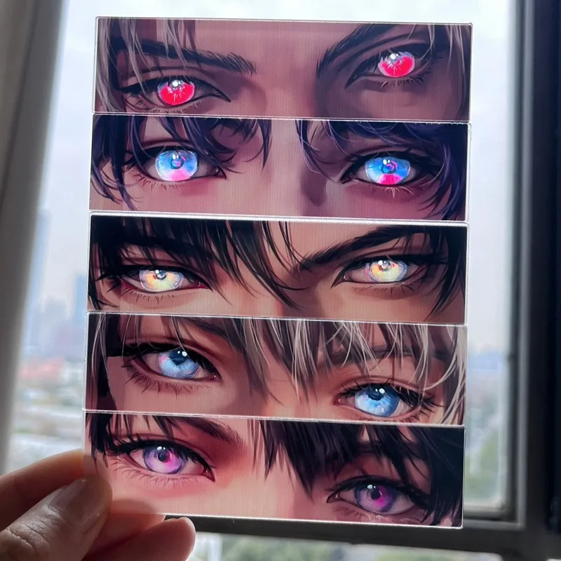 5 Buah Cinta dan Ruang Dalam Xavier Zayne Rafayel Ralayo Sylus Caleb Mata Bookmark Akrilik Gambar Kartu Model Piring Dekorasi Meja
