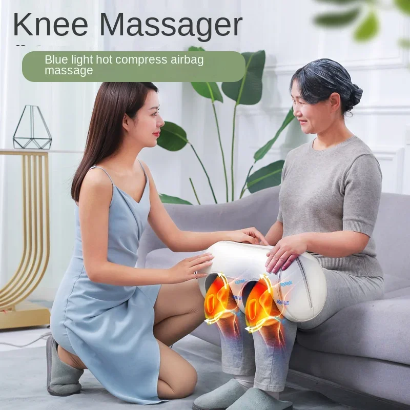 Electric Heating and Maintenance Knee Leg Hot Compress Vibration Multi-function Household Wireless Knee Massager