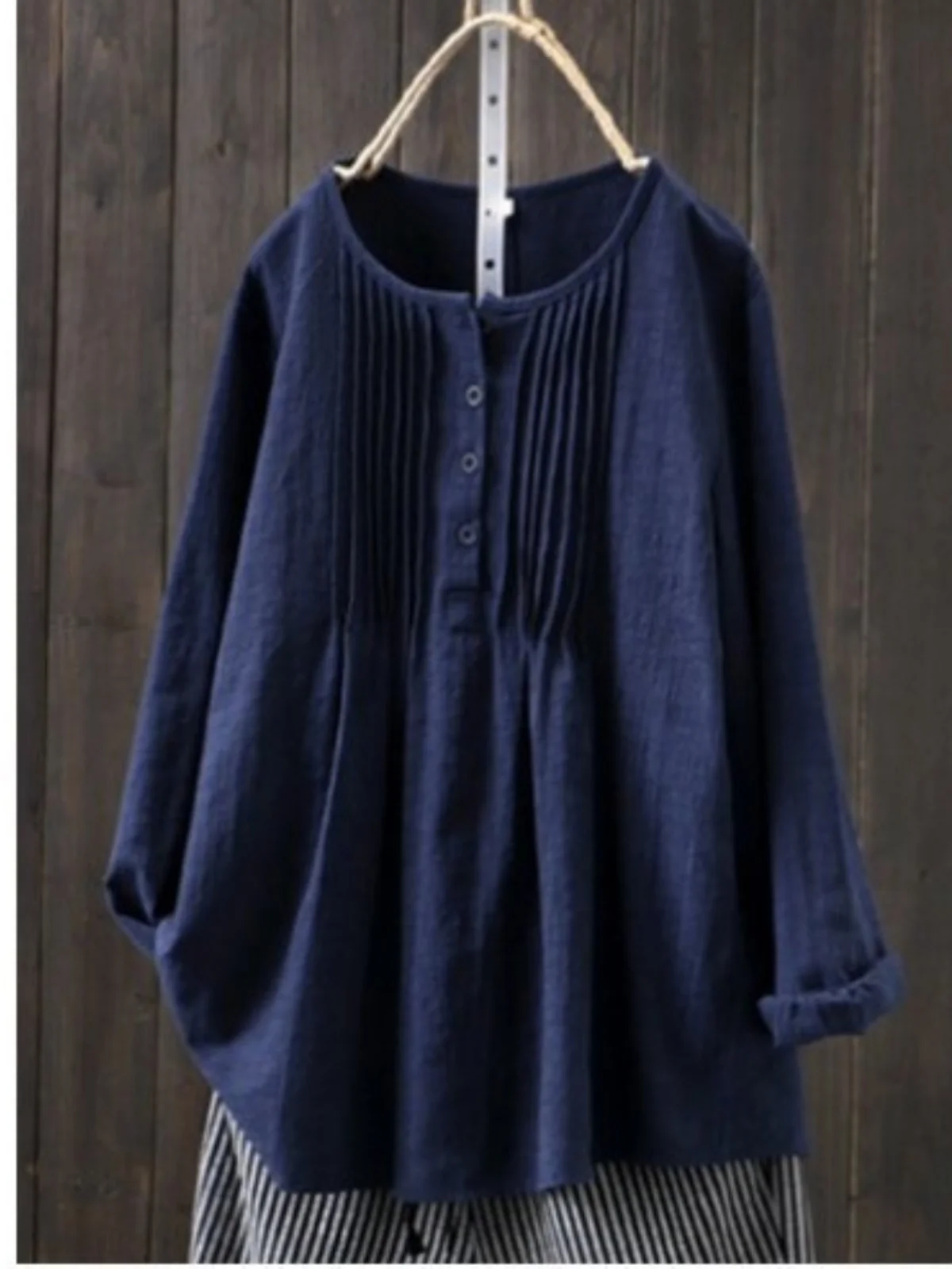 Dames couleur Pure mi-longue ronde Ne haut coupe ajustée longue Sve T-irt été Faion couleur de base femmes irt