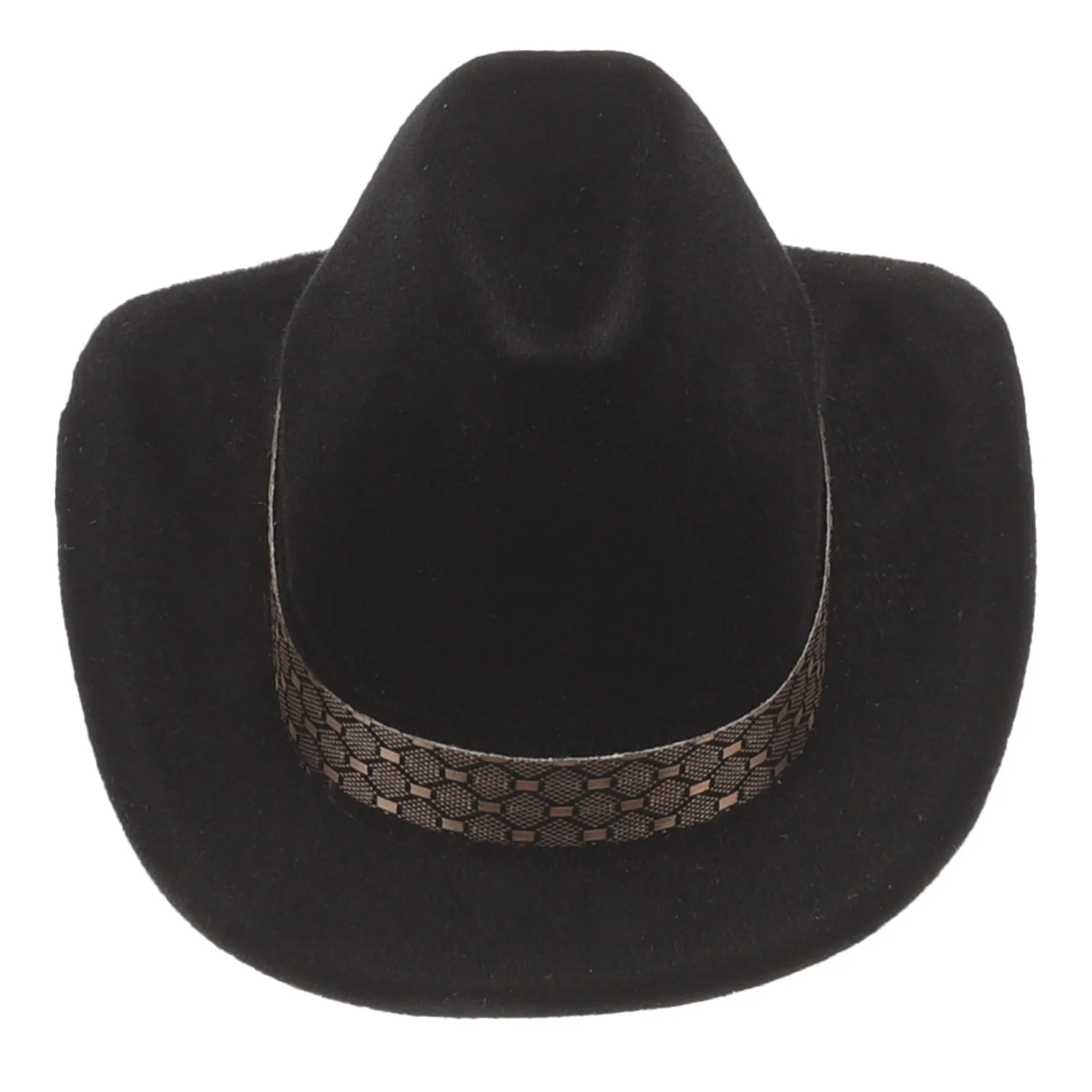 

Cowboy Hat Jewelry Box Black Flocking Velvet Small Earring Holder ganizer Bracelet Storage Necklace Case Display Tool