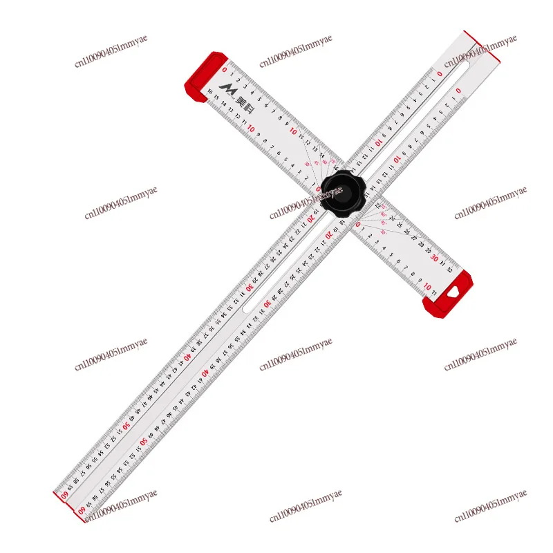 

Multi Function T Square Ruler Woodworking Tool Set for Measuring Positioning and Angle Adjustment