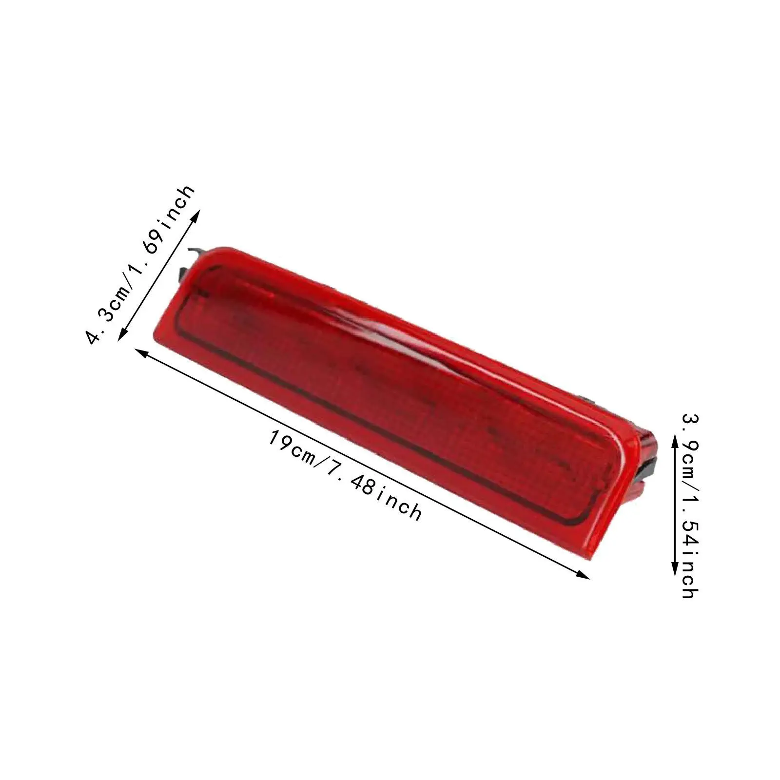 

Third Brake Light High Stop Lamp Plastic Automotive Accessories Repair Part for Volkswagen Caddy 04-15 Rear Light