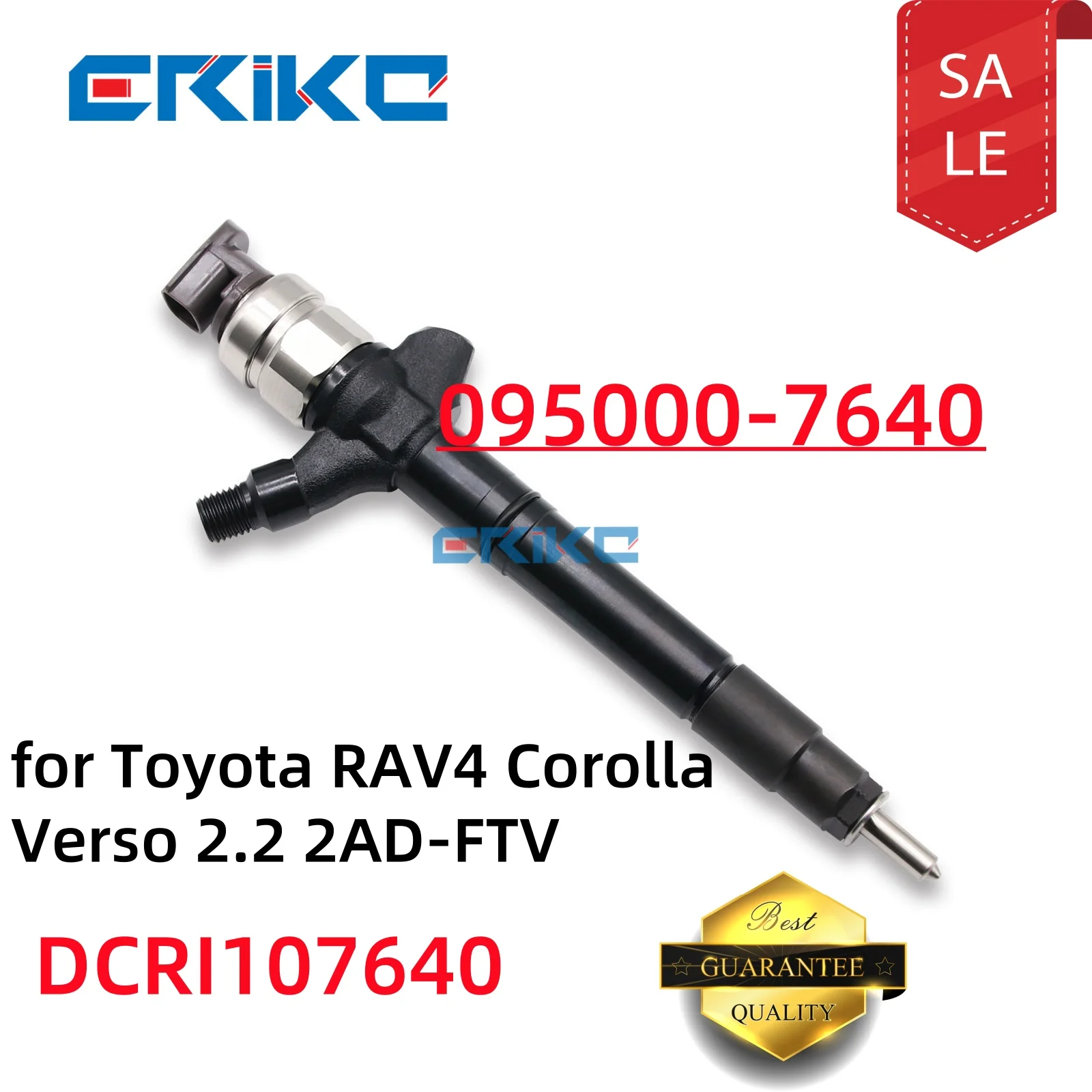 095000-7640 Diesel Injector 095000-7641 Fuel Injection Sprayer DCRI107640 for Toyota RAV4 Corolla Verso 2.2 2AD-FTV 23670-09210