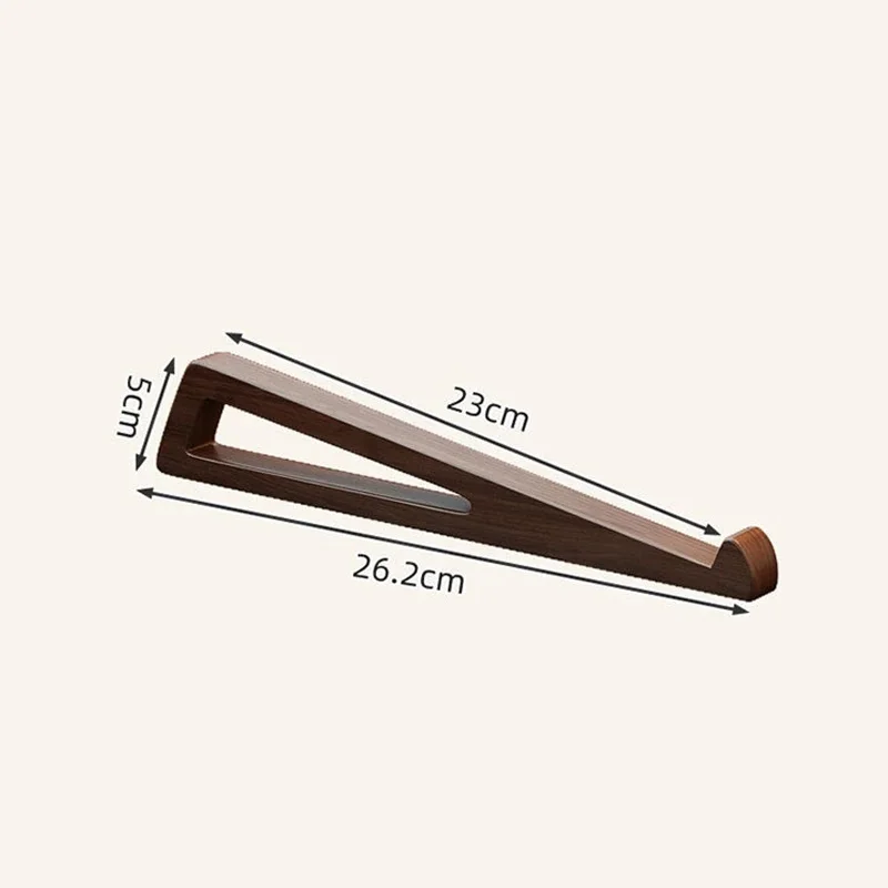 Wooden Laptop Stand Ergonomic PortableTriangular Design Desk Riser For Cooling Reading Office Accessory