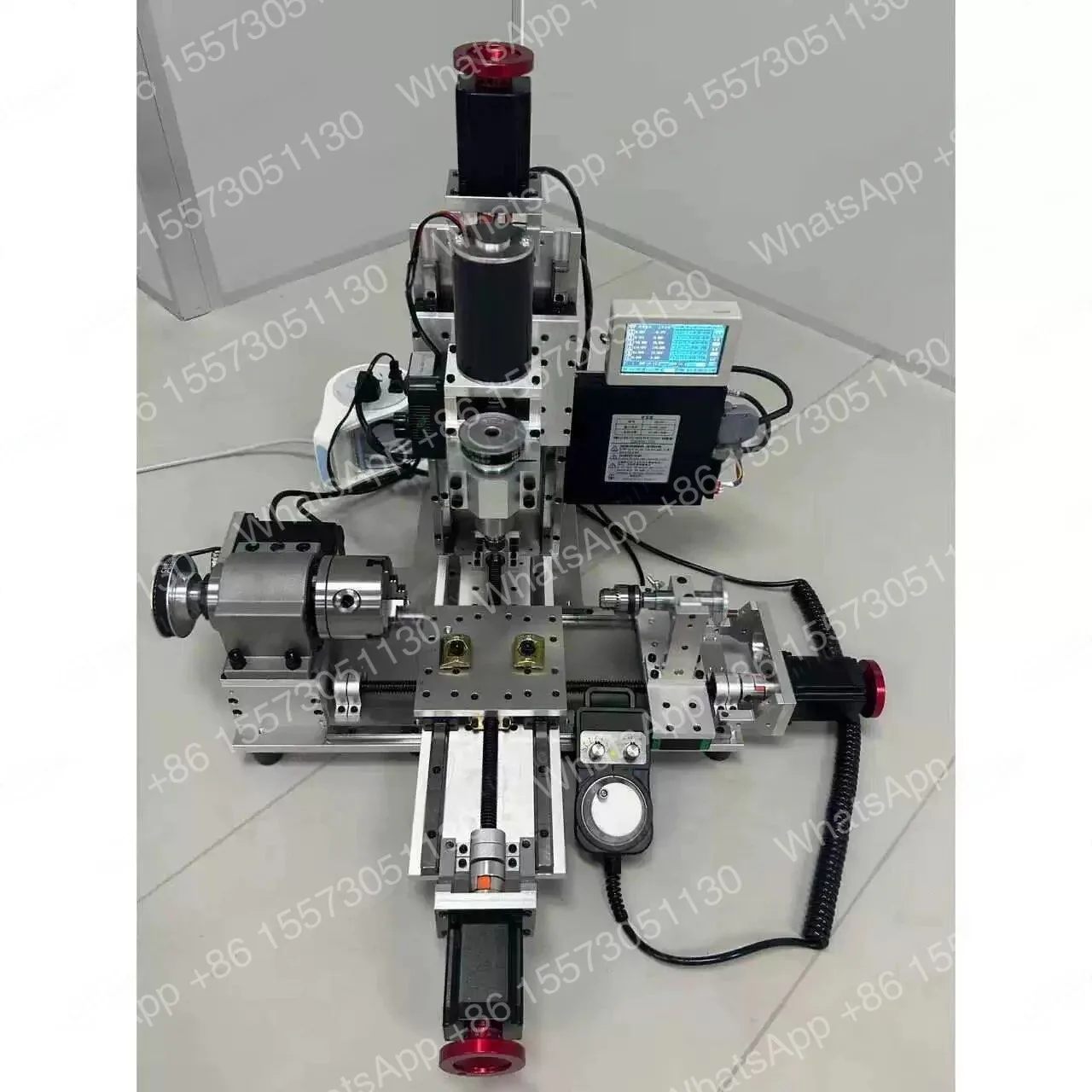 DIY numerical control turning, milling and drilling machine, lathe and milling machine can be programmed