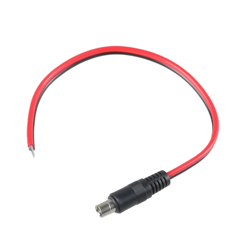 30cm/11.8inch Long 8.0x2.0mm Female/Male to Pigtail End Power Cable Bare Cord Drop Shipping