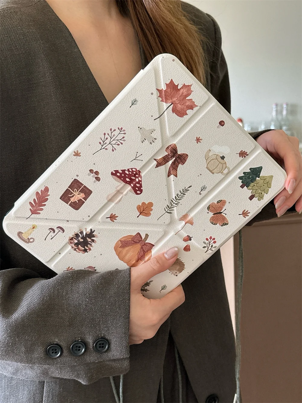 Christmas Cute Cover For Air 4 5 6 7 11inch iPad Pro 2024 11 13 inch iPad 7 8 9 10.2  iPad 10th 11th Air 3 10.5 iPad 5 6 mini Ca