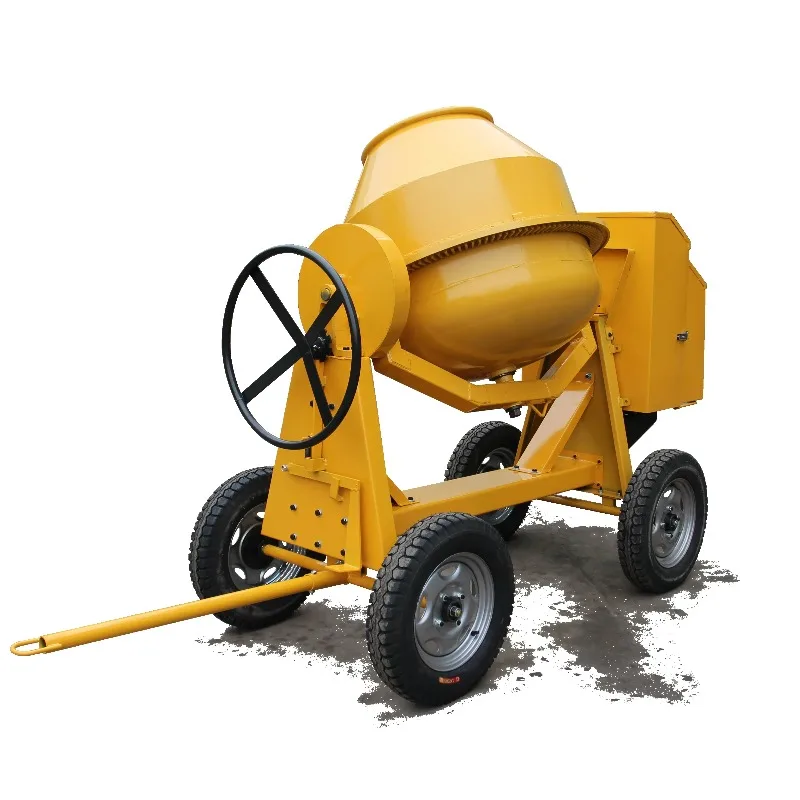 

Mobile Concrete Mixer Machine 350L 400L 500L Small Seft-Load Concrete Mixer