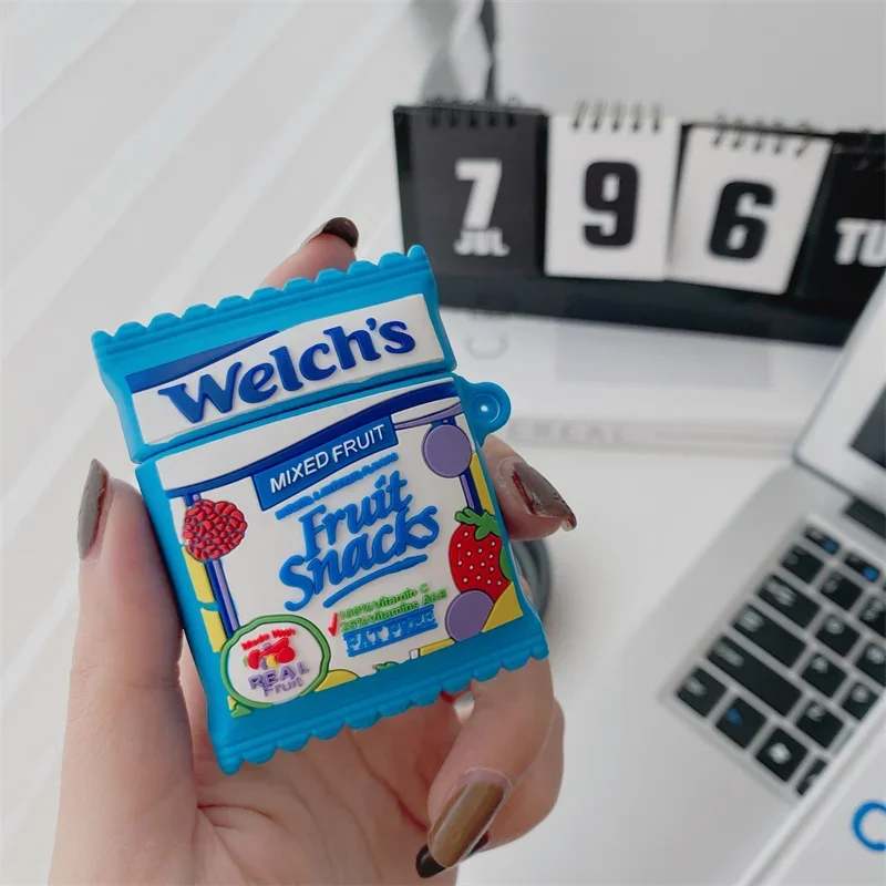 Funda de silicona suave con dibujos animados para AirPods Pro, bonita funda 3D para auriculares inalámbricos, funda para AirPods 2