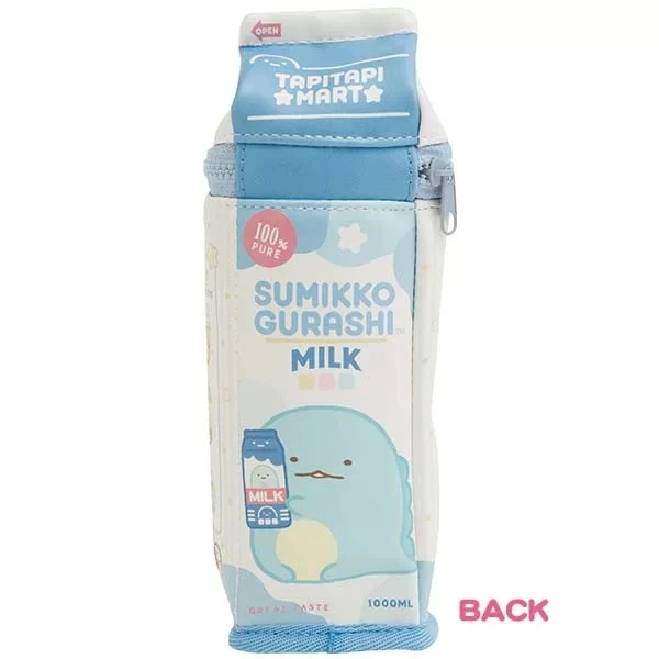 New Cute Sumikko Gurashi Milk Girls Woman PU Make up Cosmetic Bags Cases Kids Pencil Bags For Children