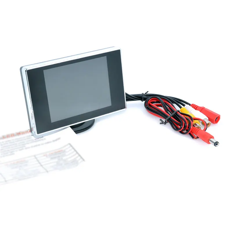 3. monitor do carro do ccd de 5 polegadas cor do carro tft lcd monitor retrovisor dvd com pal/ntsc monitor de estacionamento retrovisor monitor de