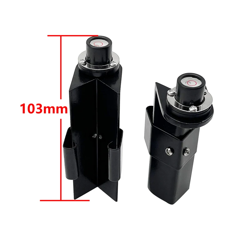 Bolla di livello dell'asta di alluminio nuovissima della fiala per gli strumenti di rilevamento della bolla del palo del prisma con alta qualità del metallo della clip