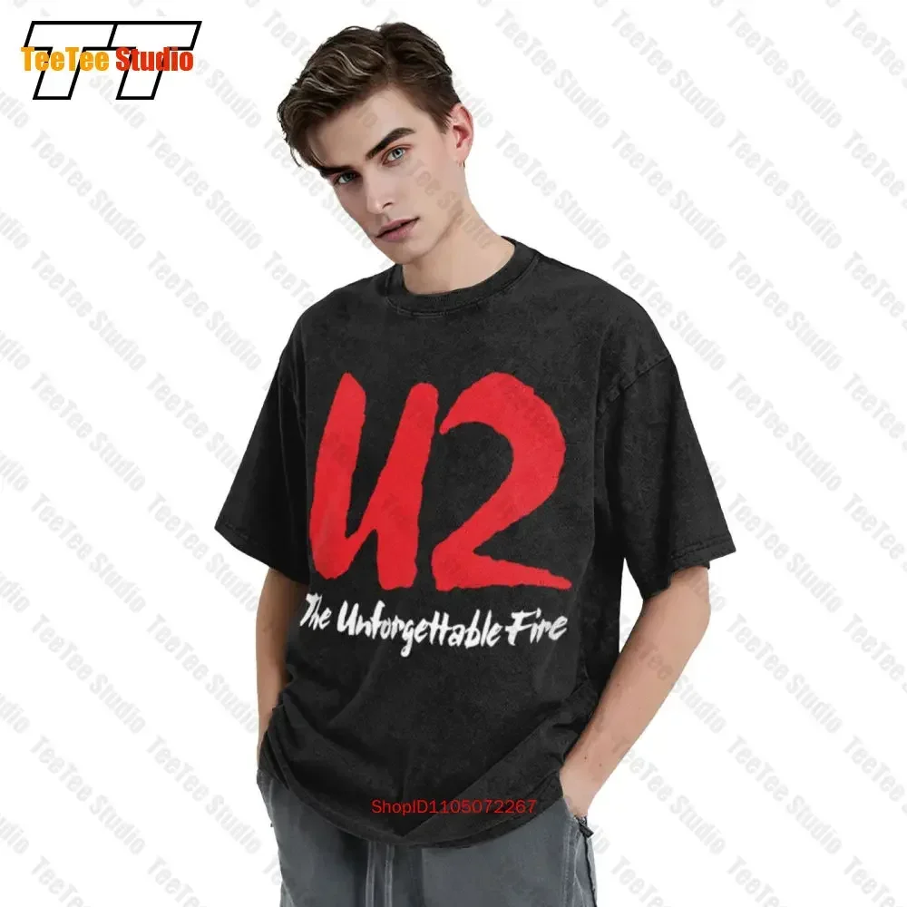 Vintage 1985 U2 Unforgettable Fire Unisex T-Shirt AEGJ  Oversized
