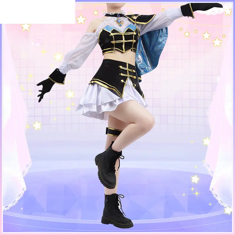 Vtuber Nijisanji FANTASIA Aiba Uiha 4th Anniversary Cosplay Costume Halloween Party Outfit Women Men Dress Lolita Anime Game