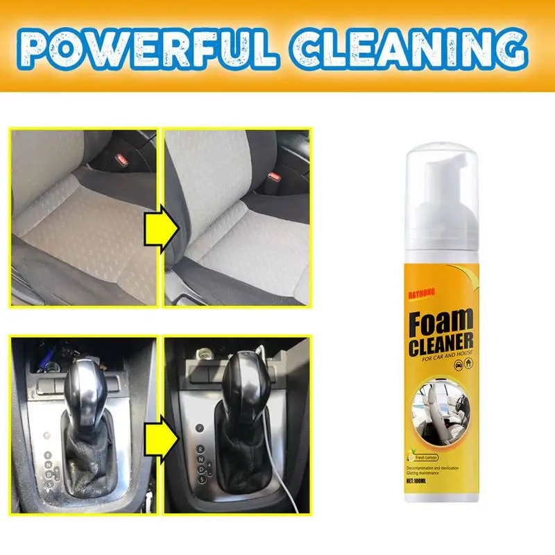 Multi-Purpose Foam Cleaner Leather Clean Wash Automoive Car Interior Home Wash Maintenance Surfaces Spray Foam Cleaner