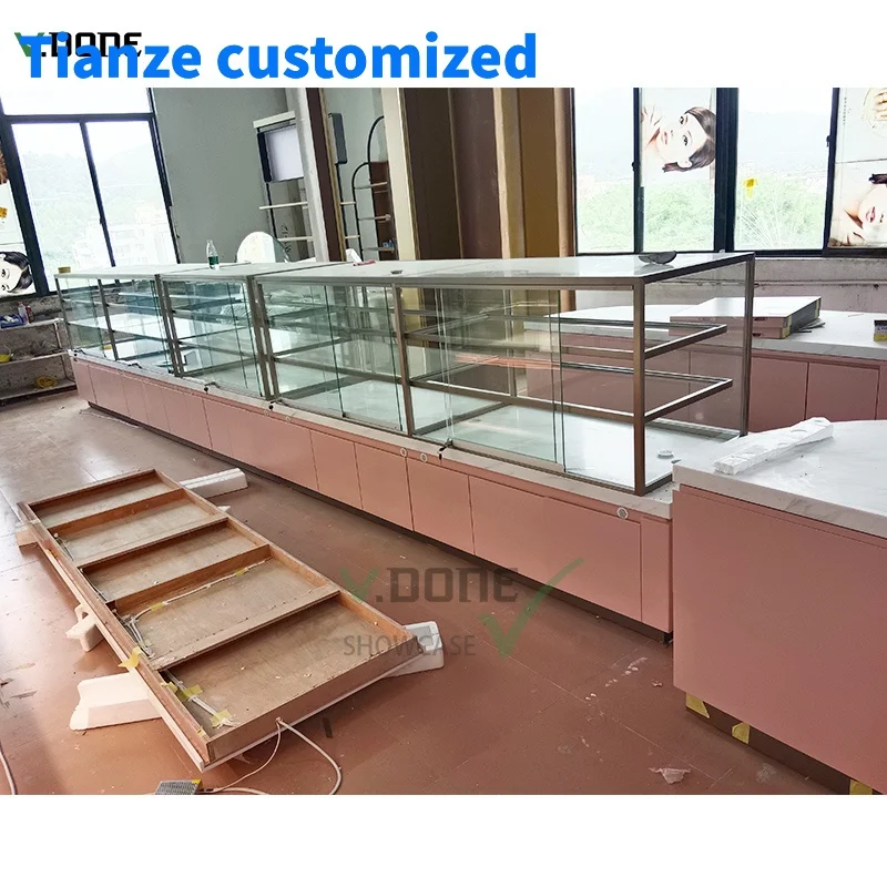 [Customized]Commercial Bakery Shop Refrigerator Freezer Cake Display Chiller Donut Sweet Display Fridge Bakery Display Cabinet