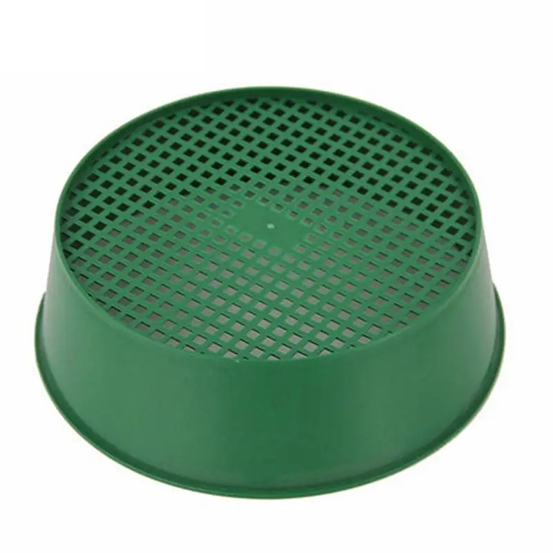 Plastic Garden Sieve Riddle Green For Compost Soil Stone Mesh Soil Sieve Filtration Large Stones And Twig From Soil Garden Tool