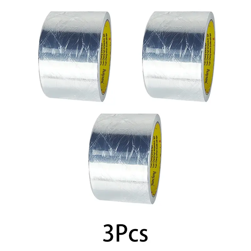 High Temperature Resistance Aluminum Foil Tape Kitchen Pipe Repair Tape Adhesive Sealing Foil Heat Insulation Leak Proof Tape - Image 7