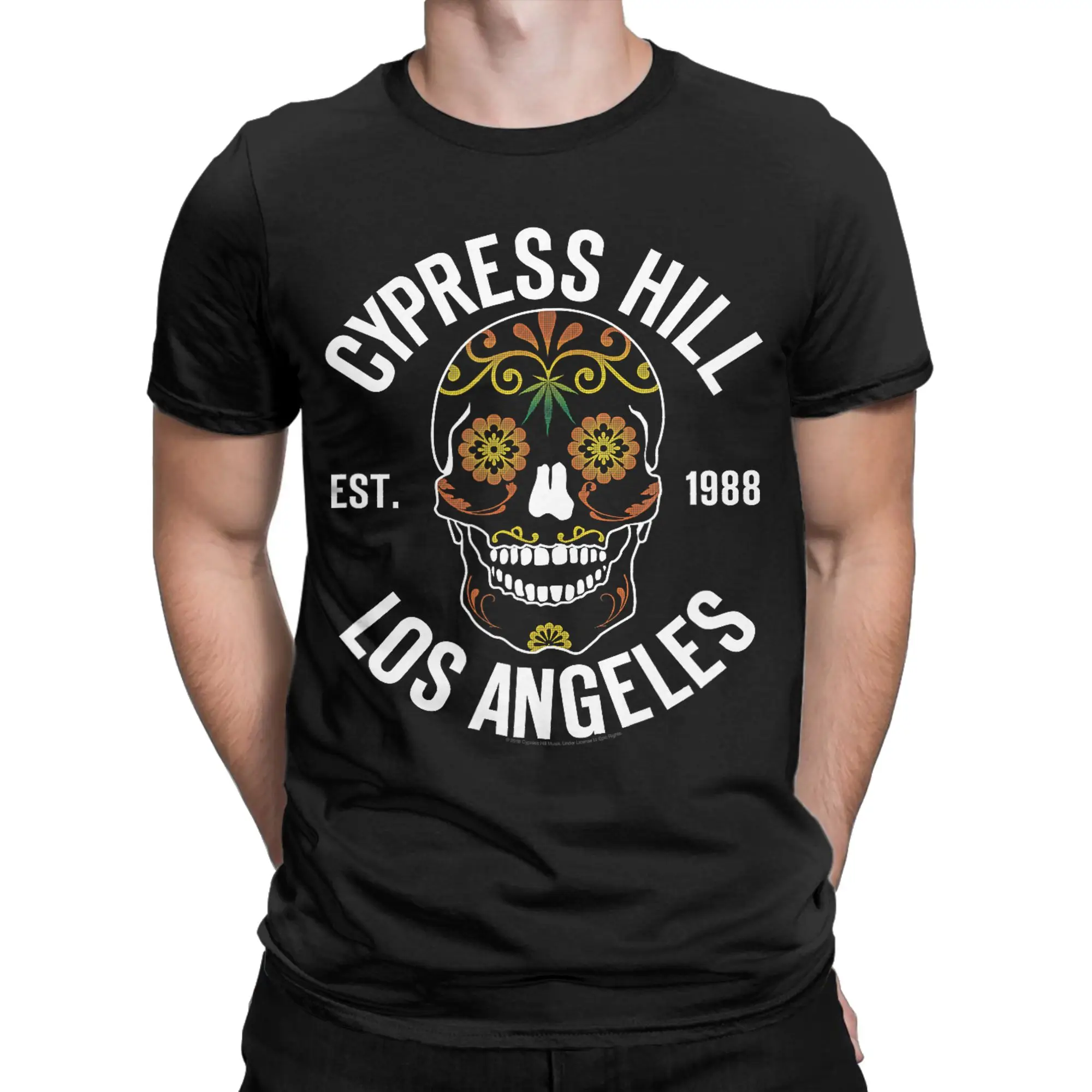 Cypress Hill Till Death Do Us Part T-Shirt for Men  Vintage Pure Cotton Tees Crew Neck Short Sleeve T Shirts Adult Clothes