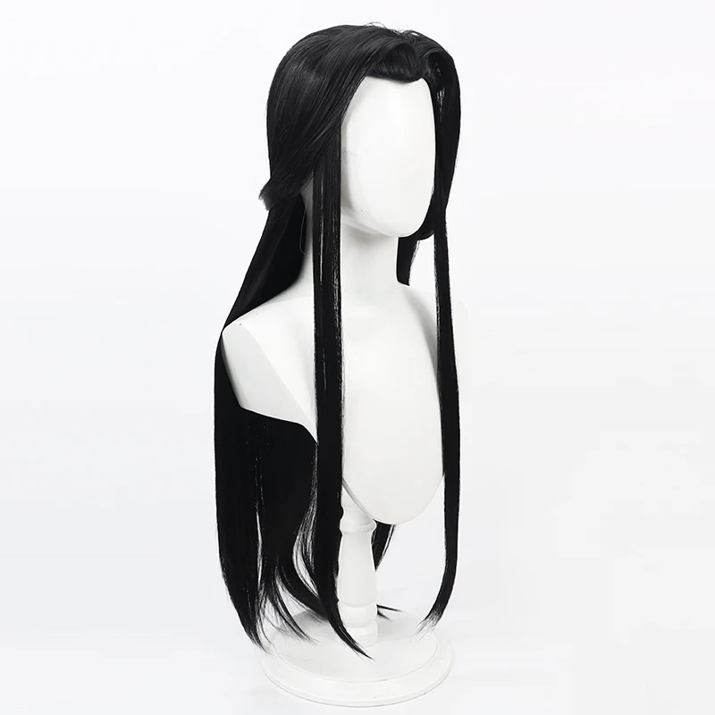 Game Goddess of Victory NIKKE Long Black Hair Wig Women Long Straight Heat-resistant Synthetic Hair Wigs for Movie Anime Cos
