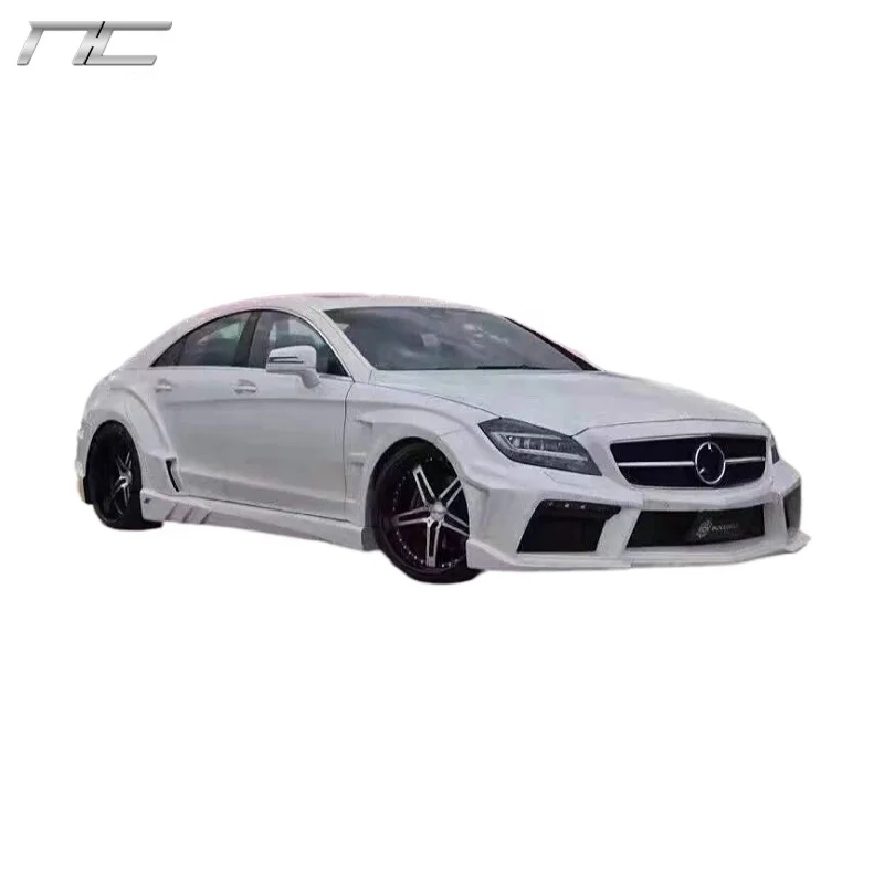 for  CLS C218 VITT STYLE Wide Body Kit With Front Rear bumper Fenders Wheel arches for Mercedes Benz 2012-2015 CLS  class c218