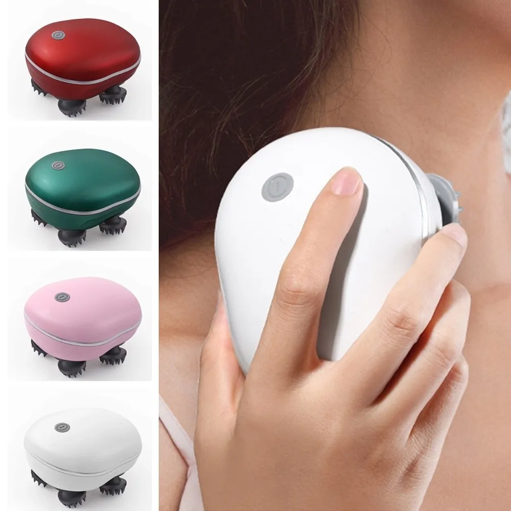 

Массажер для мышц, электрический массажер для головы, расслабляющий вибрационный массажер для кожи головы, перезаряжаемый массажер для головы, женский/мужской