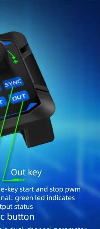 

PWM150 Dual-Channel Signal Generator for Servo Motor Drive Square Wave Pulse with Adjustable Frequency Phase and Duty Cycle